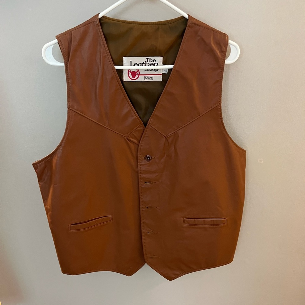 100% AUTHENTIC Men’s Leather Vest